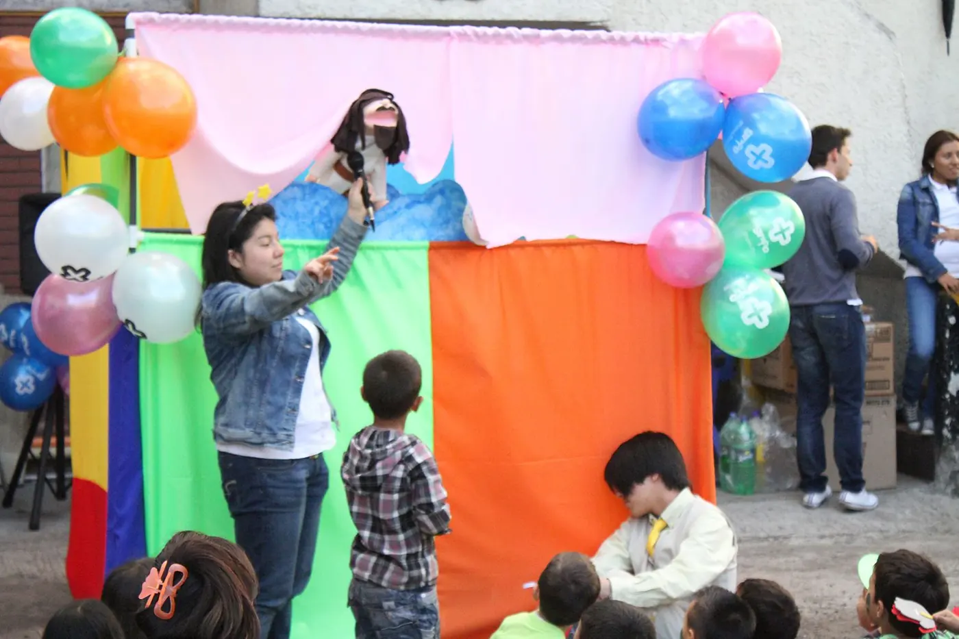 Presentación frente a los niños