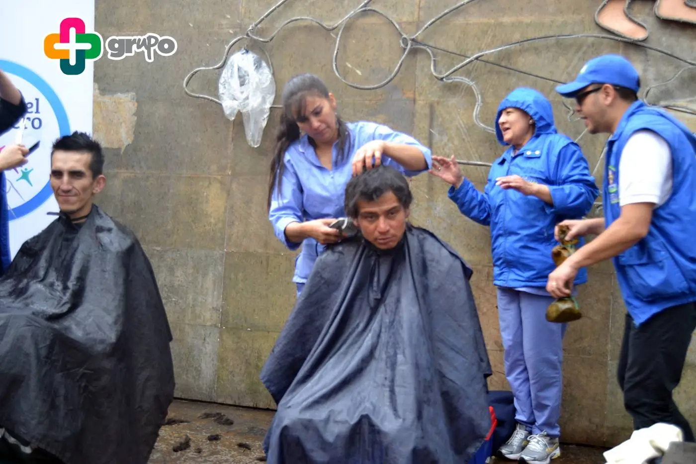 Servicio de peluquería durante Street Store 2014
