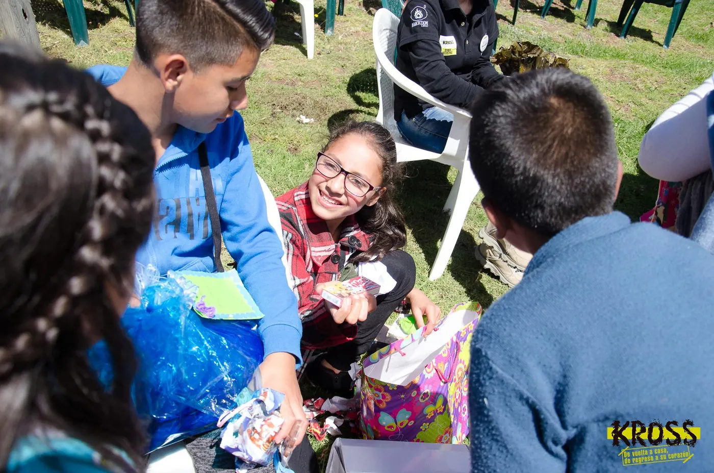 Abrir regalos juntos