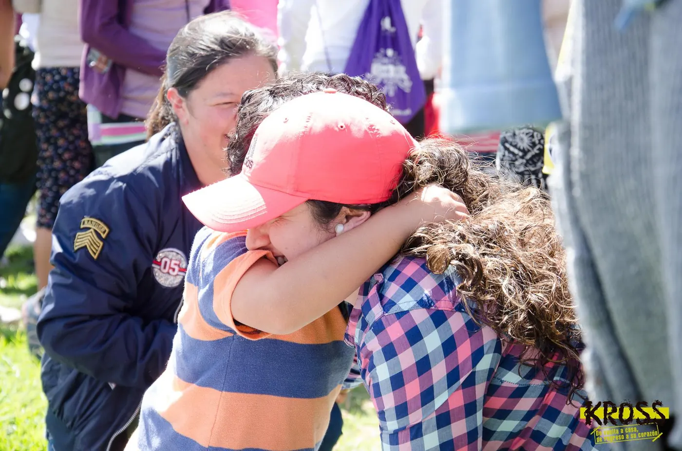 Abrazo durante Kross 2018